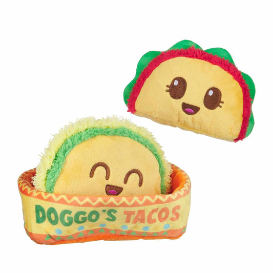 BARK Doggos Tacos Plush Dog Toy