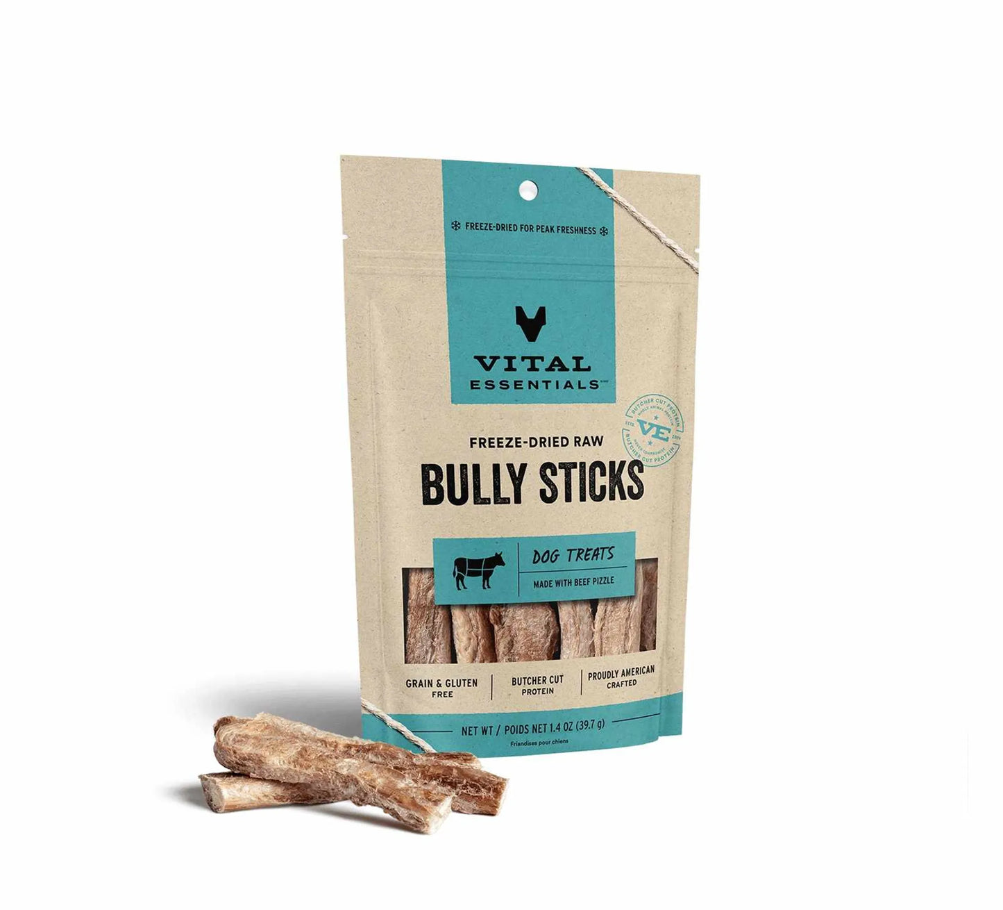 Vital Essentials Freeze-Dried Bully Sticks  1.4 oz