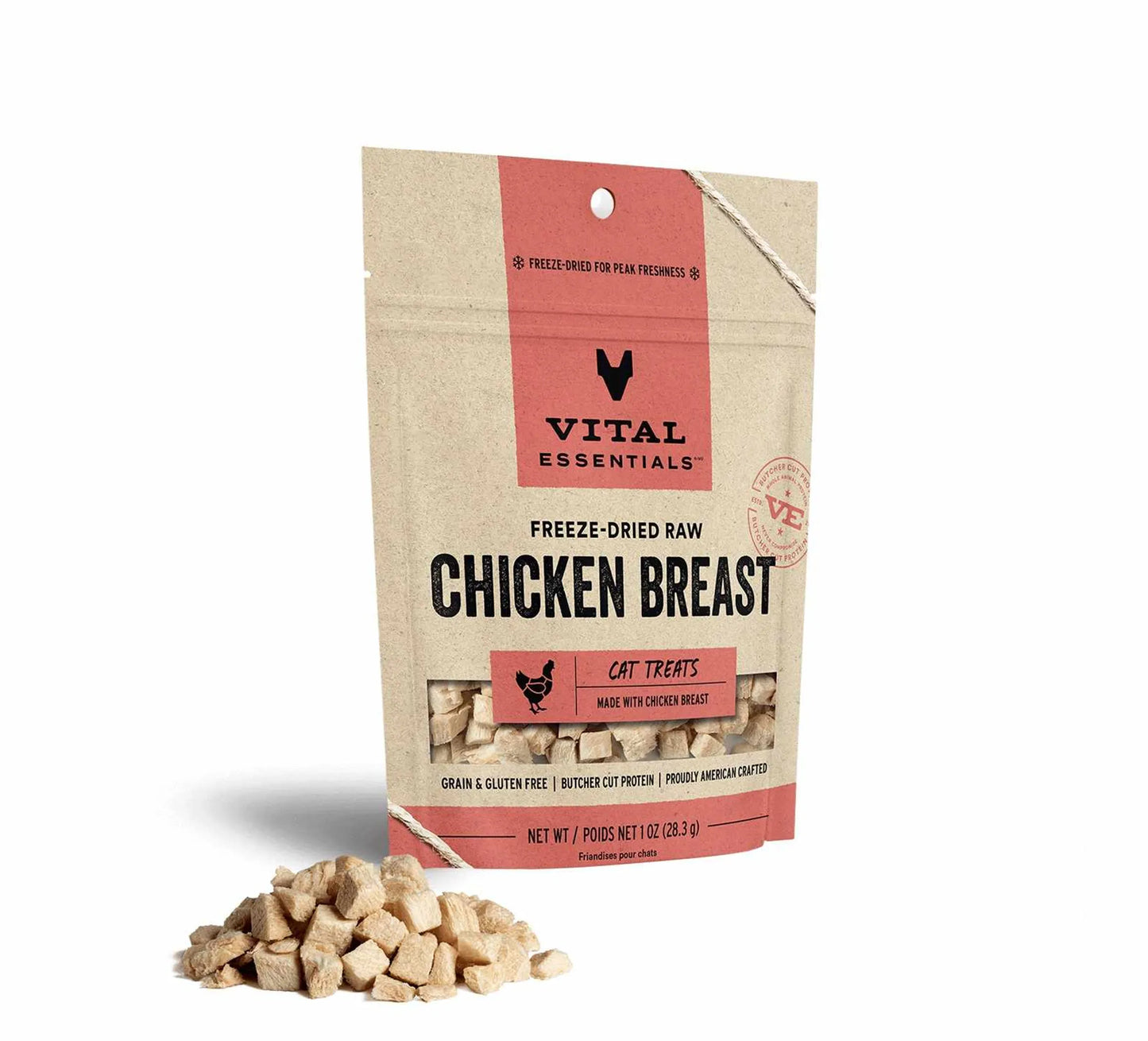 Vital Essentials Freeze-Dried Chicken Breast  1 oz